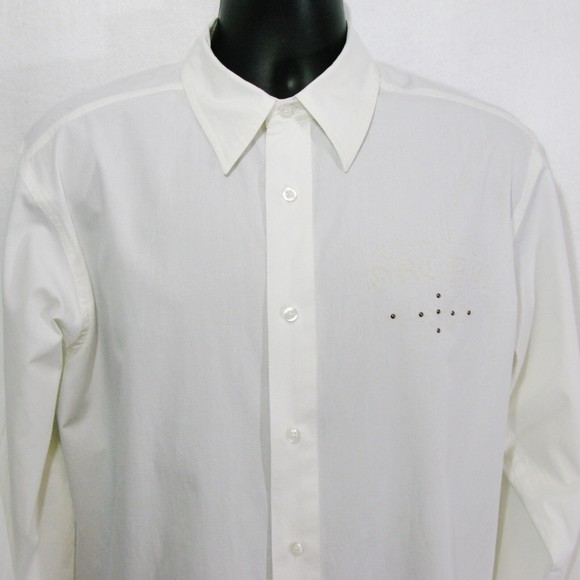 LL Cool J Men's Dress Shirt Cotton Long Sleeve Live The Dream Size Large - Picture 1 of 7